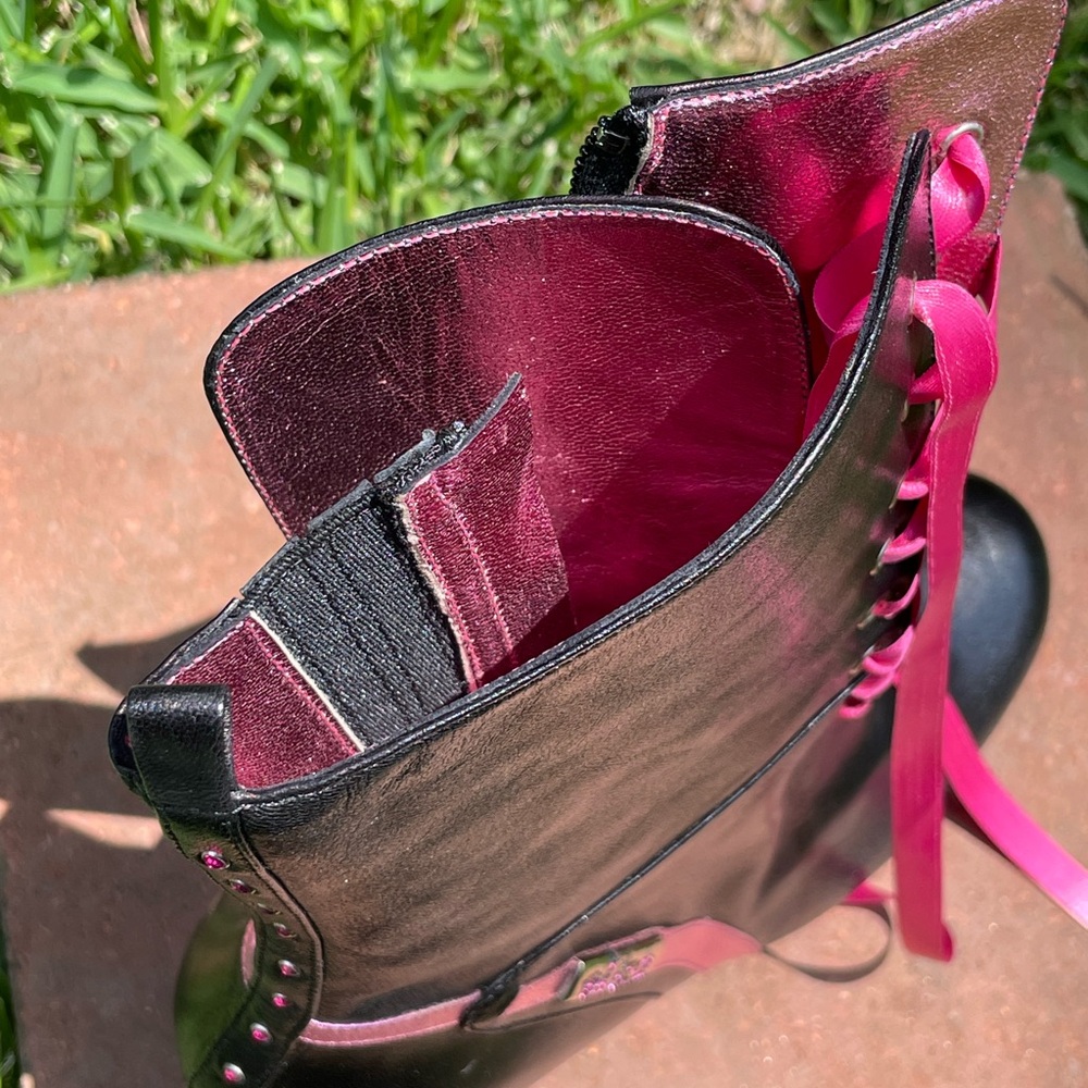 Eliza di Venezia: Lace Up Boots - Picture 5 of 10